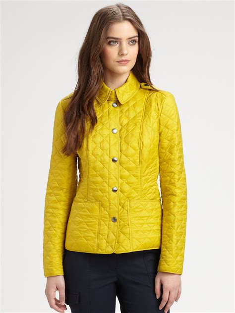 burberry womens kencott quilted jacket|Burberry Kencott Quilted Jacket Women .